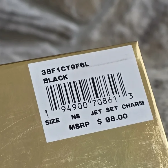 Michael Kors Jet Set Bifold Medium Black Wallet - Picture 6 of 7